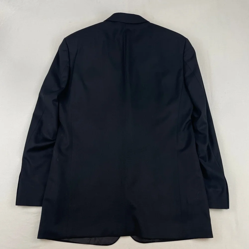 Hugo Boss Mens Black Super 100 Virgin Wool 3 Button Tuxedo Suit 40R 32x32